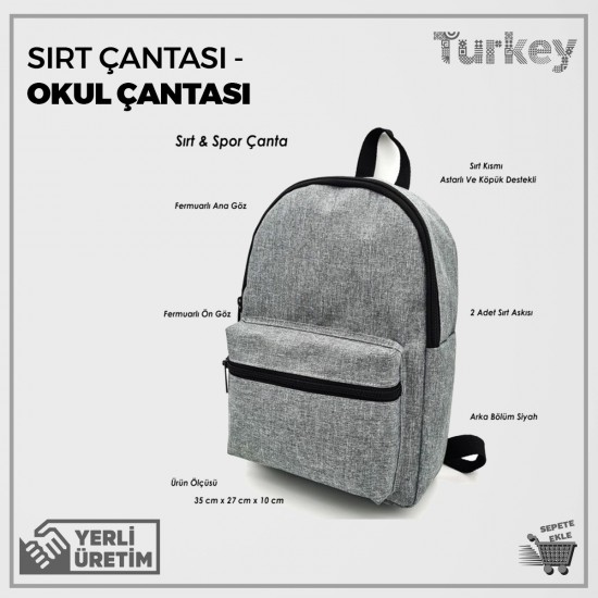 Sırt Çantası - Okul Çantası